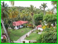 Garden of the Apart-Hotel LA TAMBORA BEACH RESORT - Samana - Dominican Republic